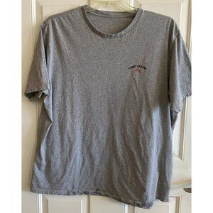 Tommy Bahama Mens Graphic T-Shirt Size L Gray Outside Limebacker